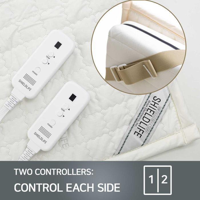 Heated Mattress Pad Premium for Queen Size Beds